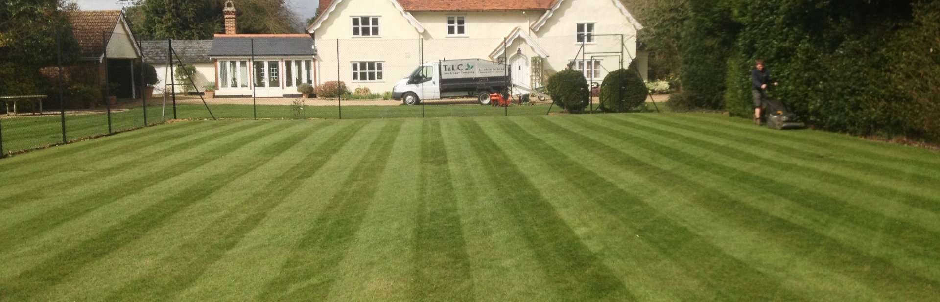 LawnMowing A beautiful transformation with turf