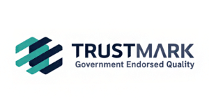 trustmark logo white background